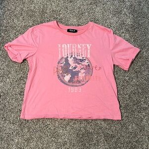 Journey pink t-shirt